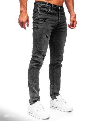 Musta värvi meeste teksad, 33L (foto #8)