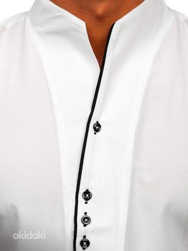 !СКИДКА! Белая рубашка с короткими рукавами (фото #4)