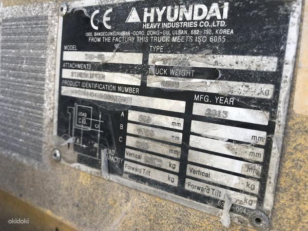 Вилочный погрузчик HYUNDAI 3т 4,6м дизельный (фото #8)