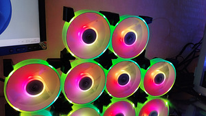Aigo 12 ventilaatorid + controller + pult (2 foto / 4)