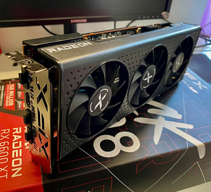Amd XfX radeon 6600xt 308 merc 8gb (1 foto / 3)