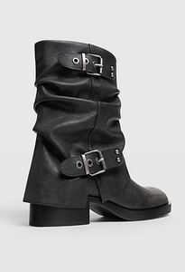 Stradivarius biker boots GRAY, 37 suurus (4 foto / 7)