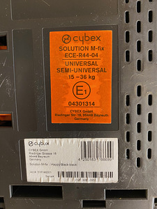 Lapse turvatool Cybex Solution M-Fix (puhas must) (3 foto / 7)