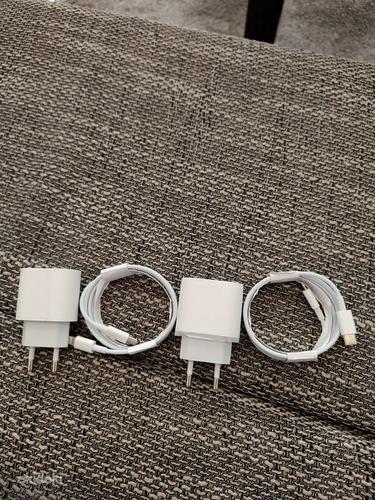 USB-C Lightning Cable 2m+ Adapter for iPhone/iPad, laadija (foto #2)