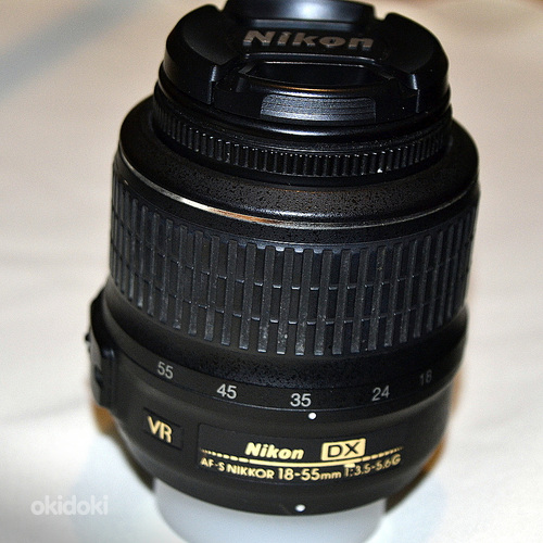 NIKON AF-S DX NIKKOR 18-55mm f/3.5-5.6G VR objektiiv (foto #2)