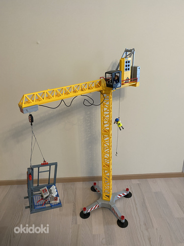 Playmobil puldiga juhitav ehituskraana (foto #1)