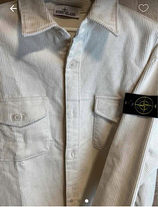 Бархатная рубашка Stone Island (3 фото из 3)