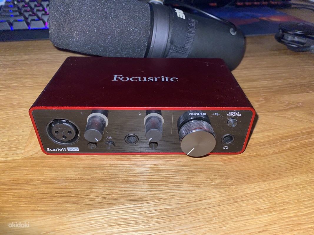 Focusrite Solo + Shure SM7B - Põlva, Põlva vald, Põlvamaa - Аксессуары ...