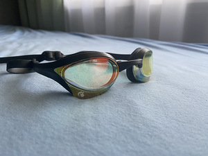 Arena Racing goggles COBRA Ultra Mirror Swipe - Gold/Black (3 foto / 5)