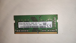 Sülearvutite mälu Hynix SODIMM 8GB DDR4 (1 foto / 1)
