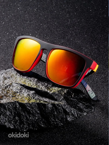 Новые поляризационные солнцезащитные очки с оранжевыми линзами (фото #2)