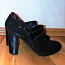 Черные замшевые туфли 37 (фото #1)
