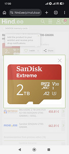 Sandisk micro sd 2T (1 foto / 1)