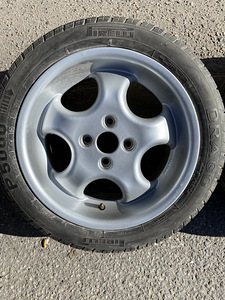 R 15 4x100 4 tk ketas kummiga 7mm диски с резиной. (4 фото из 10)