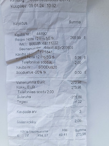 12 pro 5g uus Xiaomi Redmi Note 12 pro 5g (8 foto / 10)