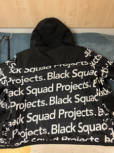 Meeste jope M Black Squad Mustvalge (4 foto / 6)