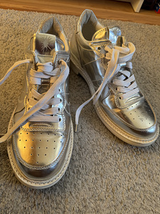 Maison Mihara Yasuhiro silver leather trainers (1 foto / 6)