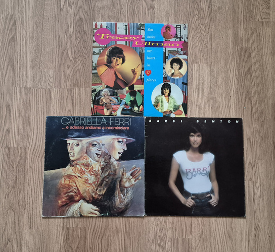 Виниловая пластинка 3шт Tracey Ullman, Barbi Benton, Gabriella Ferri