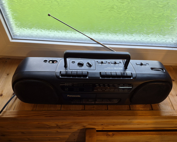 Panasonic retro raadio duubel kassettmakk