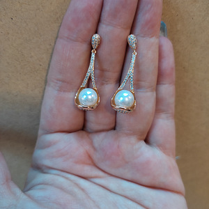 Серьги из нетемнеющего, гипоаллергенного металла (10 фото из 10)