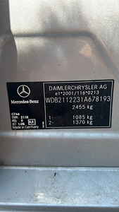 Мерседес W211 (9 фото из 10)