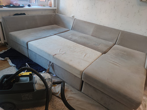 Pehme mööbli keemiline puhastus (5 foto / 5)