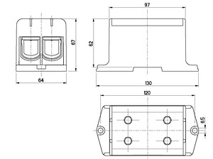 Hargnemisklemm Ensto KE69 240 mm² Klemmik Klema (3 foto / 8)