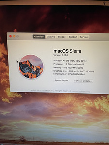Macbook Air 13” Early 2015 128GB (5 foto / 5)