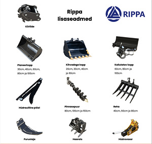 Миниэкскаватор Rippa R13 Pro (7 фото из 7)