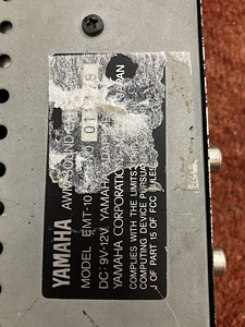 Yamaha EMT 10 Sound Expander made in Japan (9 foto / 10)