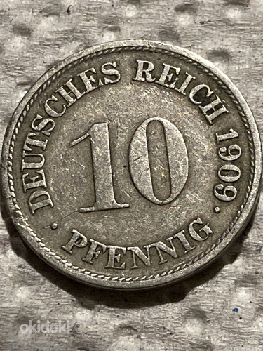 10 Pfennig Deutsches Reich 1909 (foto #4)
