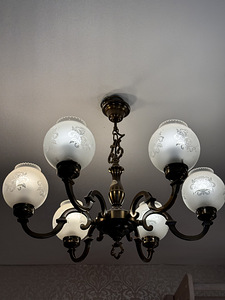 Antiikne lühter lamp ideaalses seisukorras (1 foto / 4)