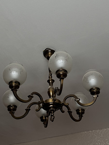 Antiikne lühter lamp ideaalses seisukorras (2 foto / 4)