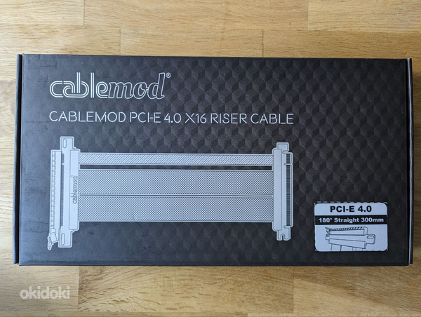 CableMod PCIe 4.0 x16 Rizer Cable - 30 см