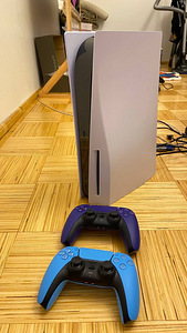 Play Station 5 (диск) +2 геймпада +3,5 года гарантии (1 фото из 1)