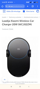 Xiaomi Wireless Car Charger 20W