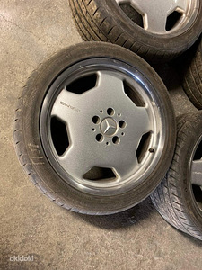 R18 AMG оригинальные диски мерседес w140 моноблоки (4 фото из 6)