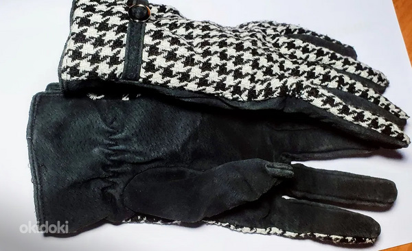 Кожаные перчатки Pepita в квадратной форме (фото #3)
