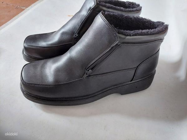 Мужские кожаные зимние ботинки (фото #2)