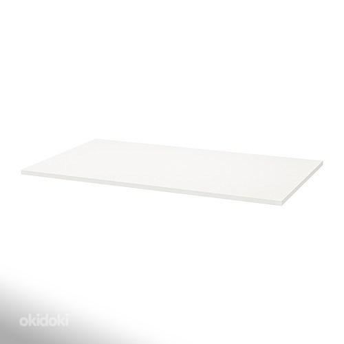 IKEA TROTTEN столешница, 120x70 см, белый (фото #1)