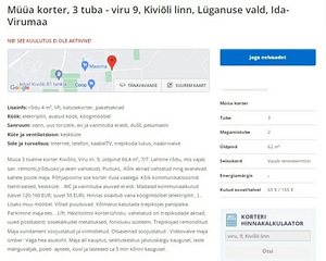 Viru tn 9, Kiviõli, Lüganuse vald, Ida-Virumaa (1 foto / 1)